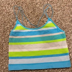 NEONE STRAPPY CROP TANK